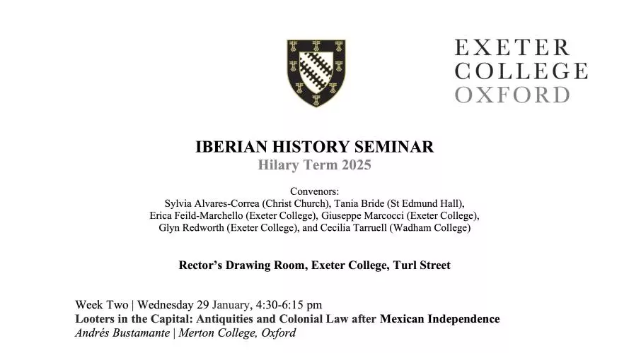 oxford iberian history seminar ht2025