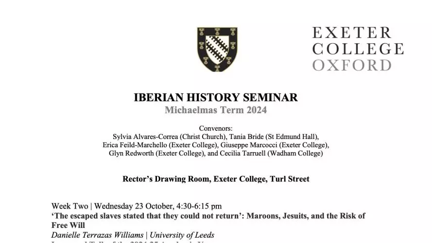 oxford iberian history seminar mt2024