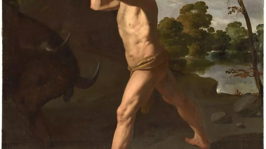 hercules and the cretan bull