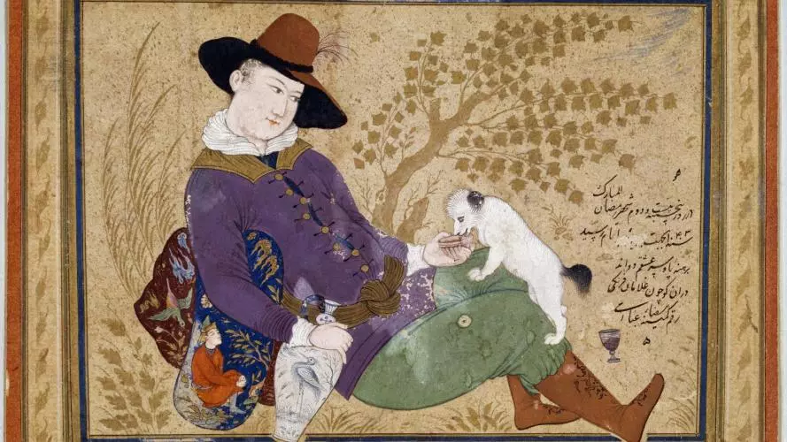 riza i abbasi young portuguese  detroit institute of arts