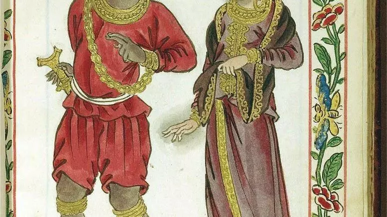 tagalog noble couple in the boxer codex bloomington lilly library indiana university